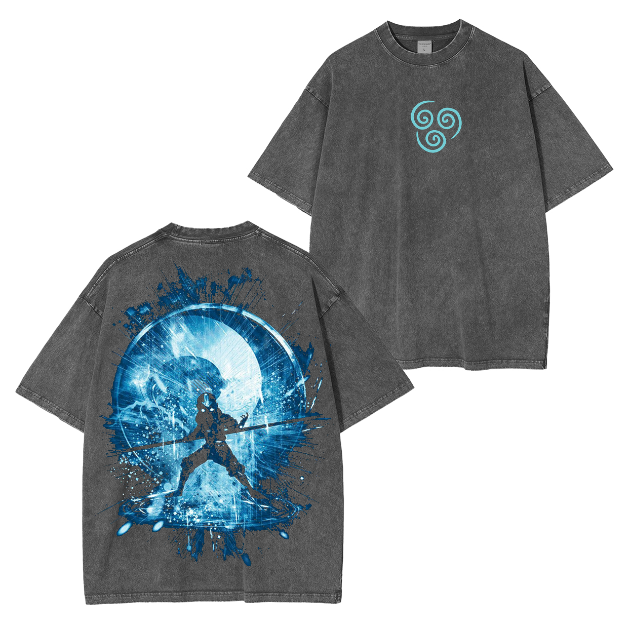 Camiseta unisex lavada de Avatar: la leyenda de Aang Anime