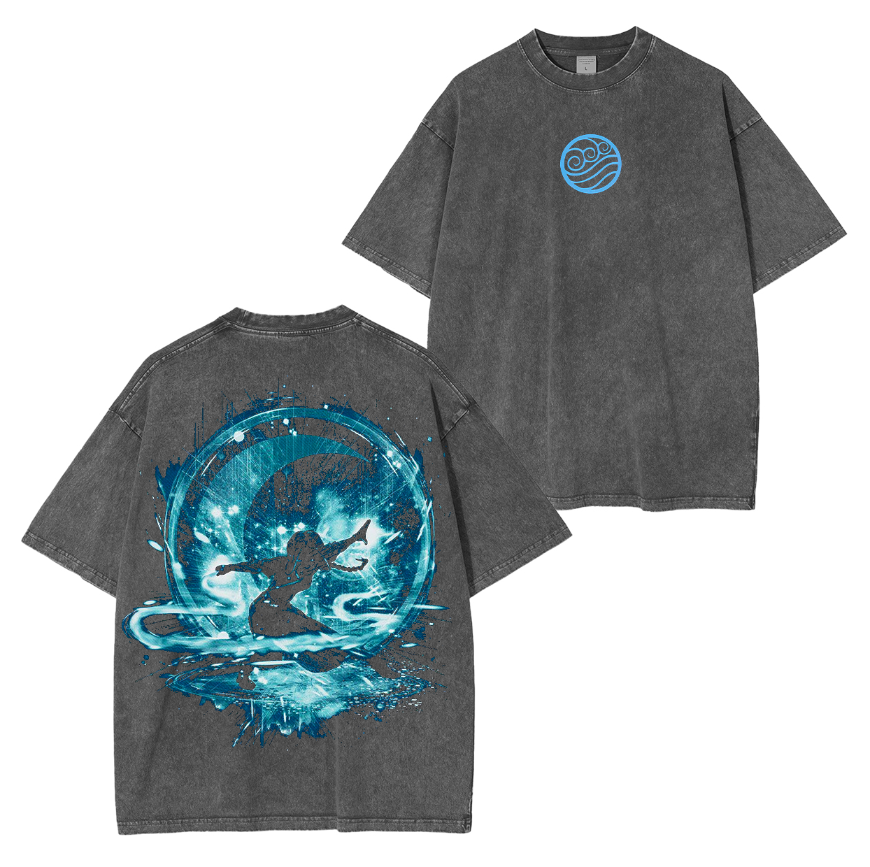 Camiseta unisex lavada de Avatar: la leyenda de Aang Anime