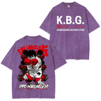 Hajime no Ippo, Camiseta Unisex Vintage de Boxeo estilo Anime con efecto lavado