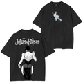 T-shirt unisexe délavé Jujutsu Kaisen Anime