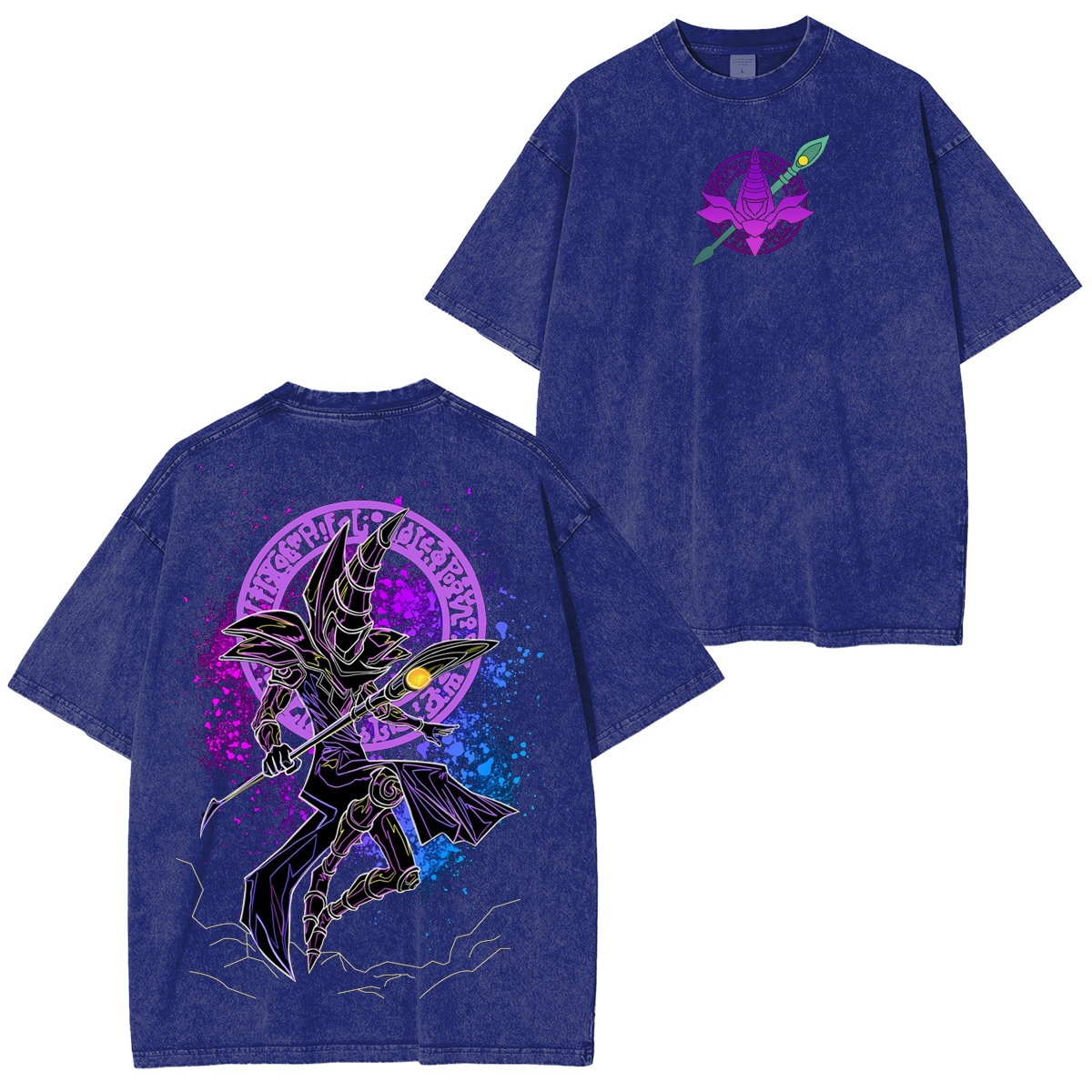 Dark magician,Yu-Gi-Oh! Unisex Washed T-Shirt
