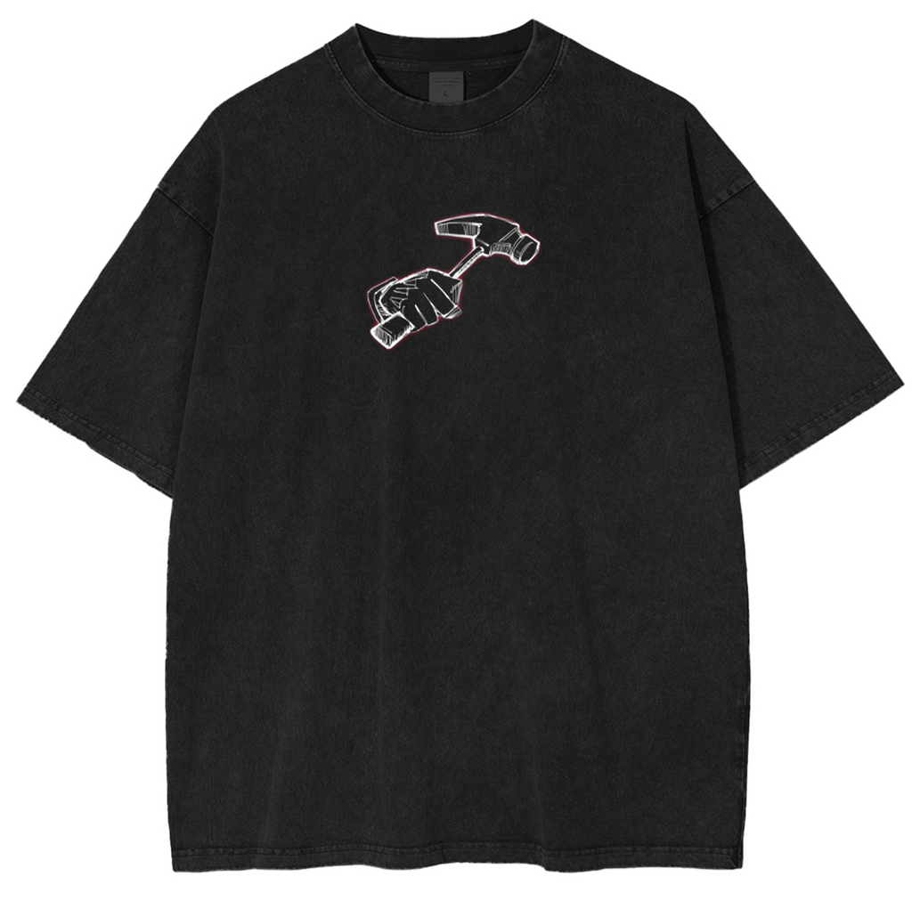 T-shirt unisexe délavé Jujutsu Kaisen Anime