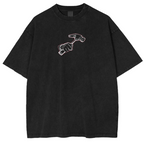 T-shirt unisexe délavé Jujutsu Kaisen Anime
