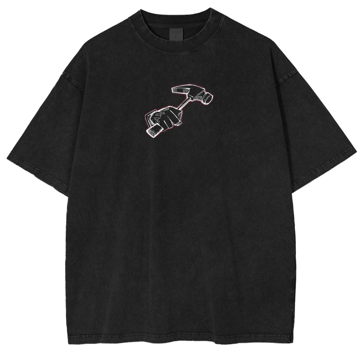 T-shirt unisexe délavé Jujutsu Kaisen Anime