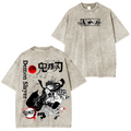 Tanjiro And Nezuko,Demon Slayer Anime Unisex Washed T-Shirt