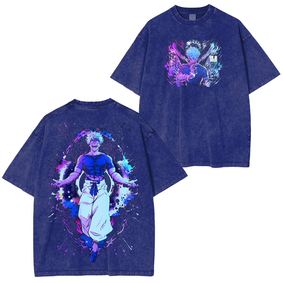 Satoru Gojo, Jujutsu Kaisen Anime Camiseta Lavada Unisex