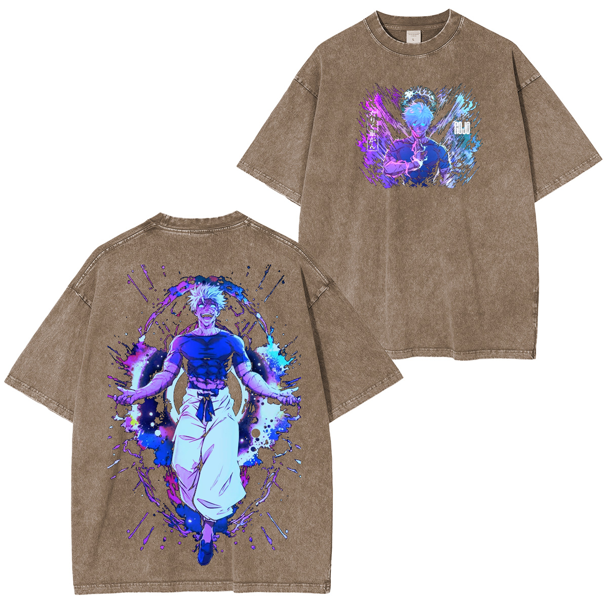 Satoru Gojo, Jujutsu Kaisen Anime Camiseta Lavada Unisex
