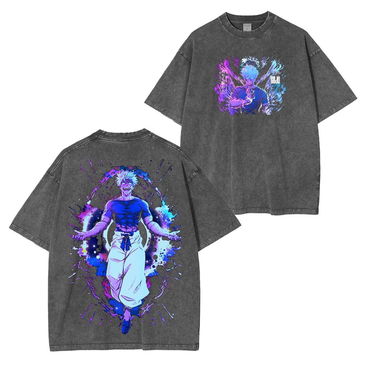 Satoru Gojo, Jujutsu Kaisen Anime Camiseta Lavada Unisex