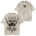 Inosuke Hashibira, T-shirt délavé unisexe Anime Demon Slayer