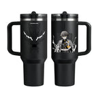 Vaso con pajita abatible Zenitsu Demon Slayer