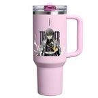 Vaso con pajita abatible Zenitsu Demon Slayer