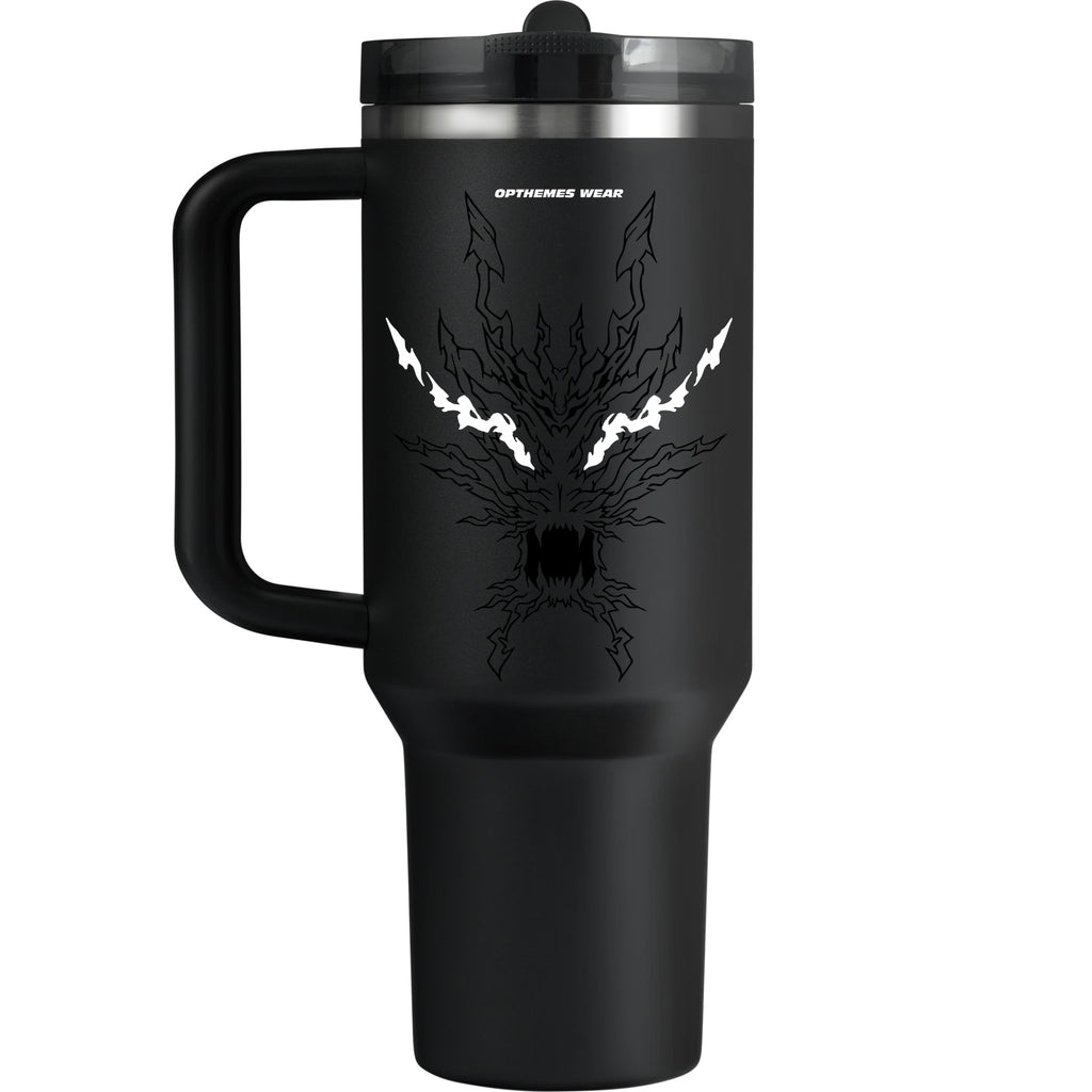 Vaso con pajita abatible Zenitsu Demon Slayer