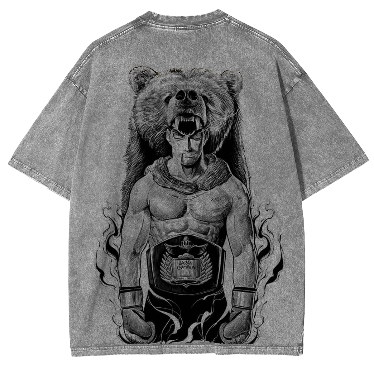 Takamura Mamoru, camiseta unisex lavada de anime Hajime no Ippo