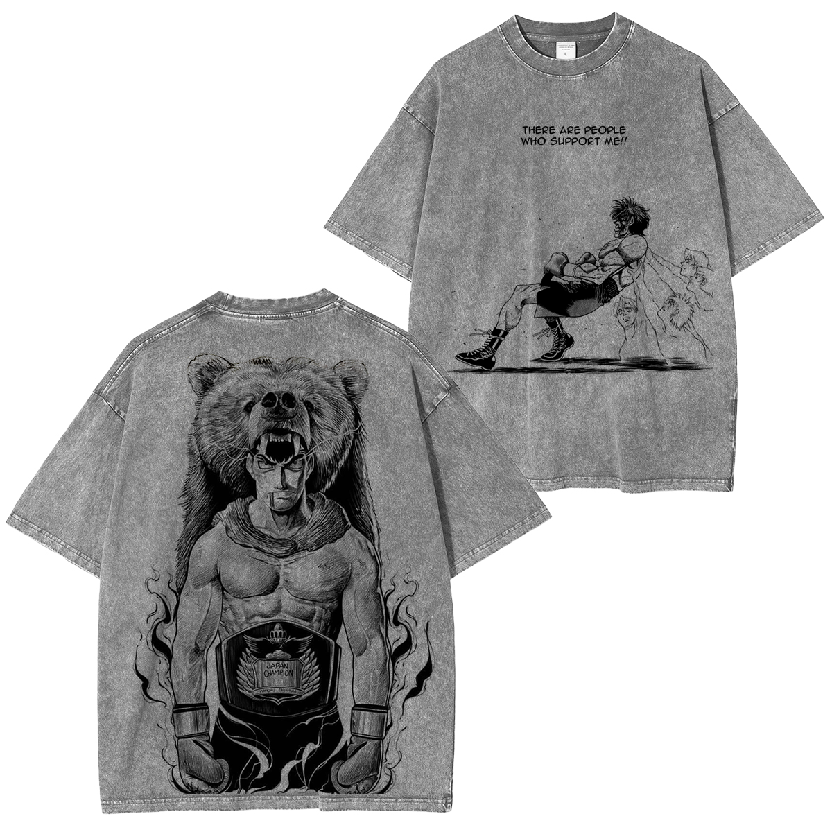 Takamura Mamoru, camiseta unisex lavada de anime Hajime no Ippo
