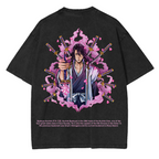 T-shirt unisexe délavé Bleach Anime Bleach x Byakuya