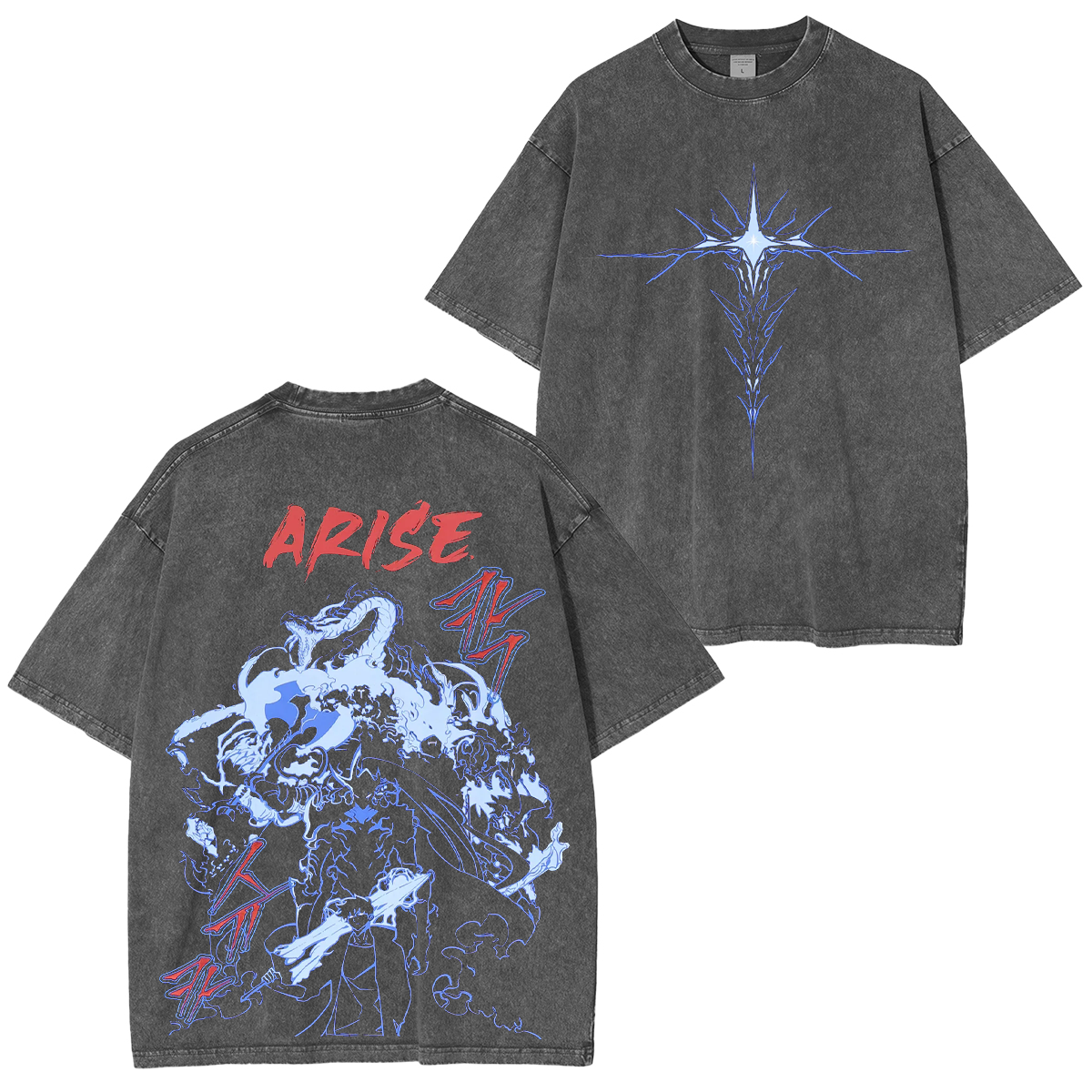 Sung Jin Woo, Solo Leveling Anime Unisex Camiseta Lavada