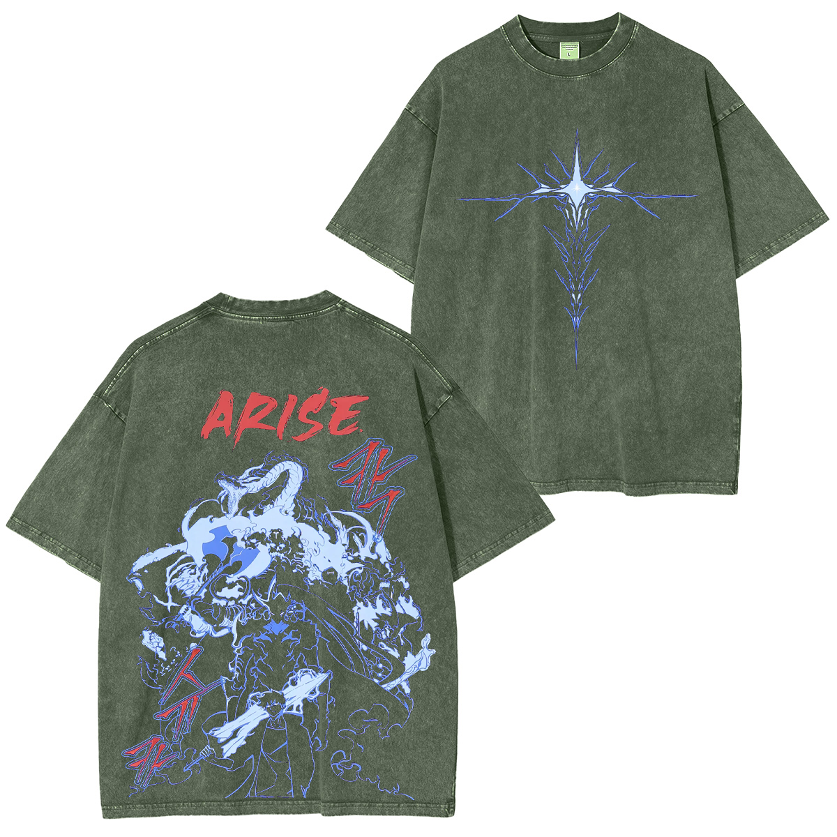 Sung Jin Woo, Solo Leveling Anime Unisex Camiseta Lavada