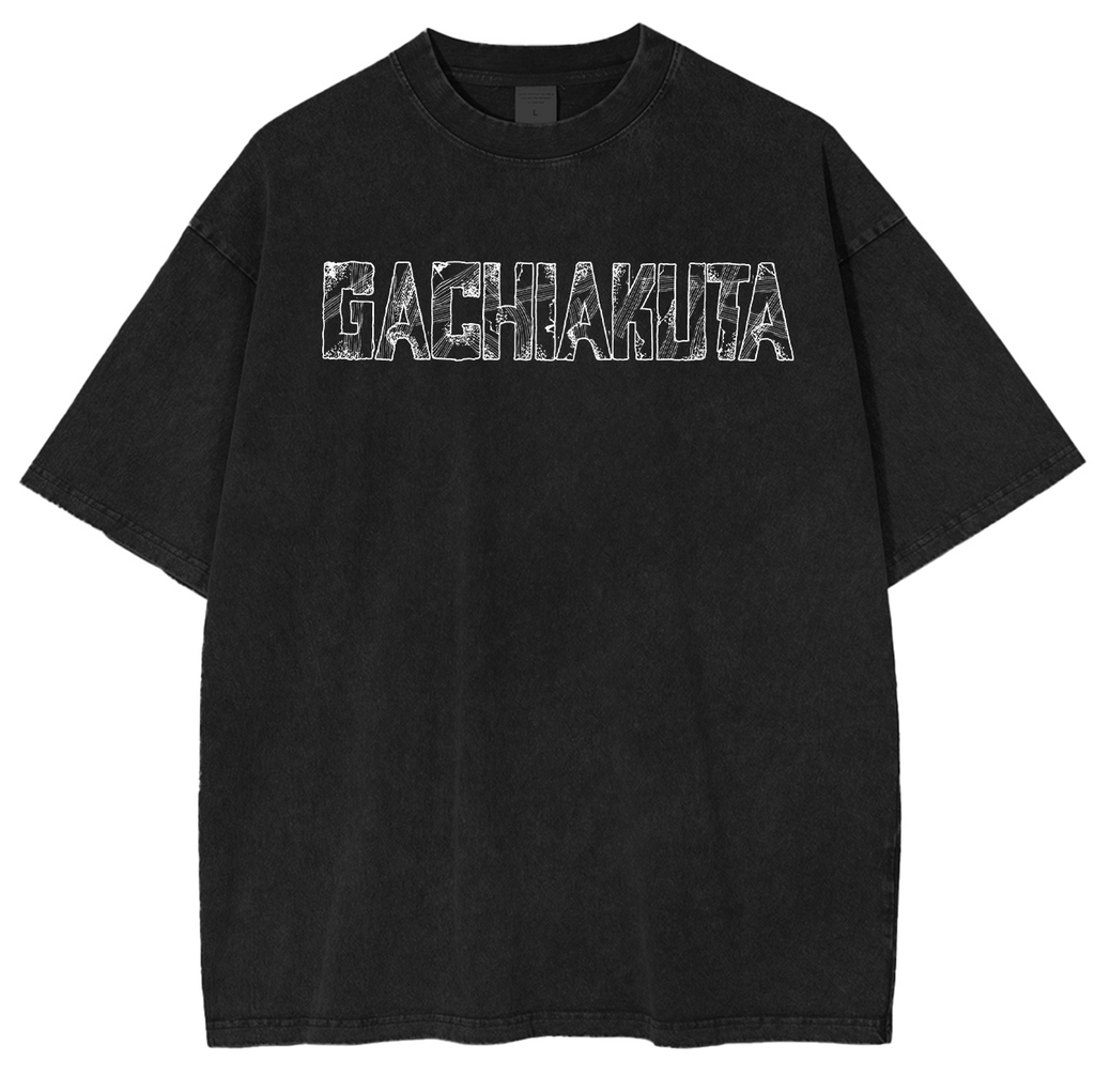 T-shirt lavé unisexe anime Retro Rudo Surebrec, Gachiakuta