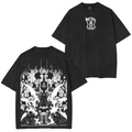 T-shirt unisexe Shinra Kusakabe, manga Fire Force, effet délavé