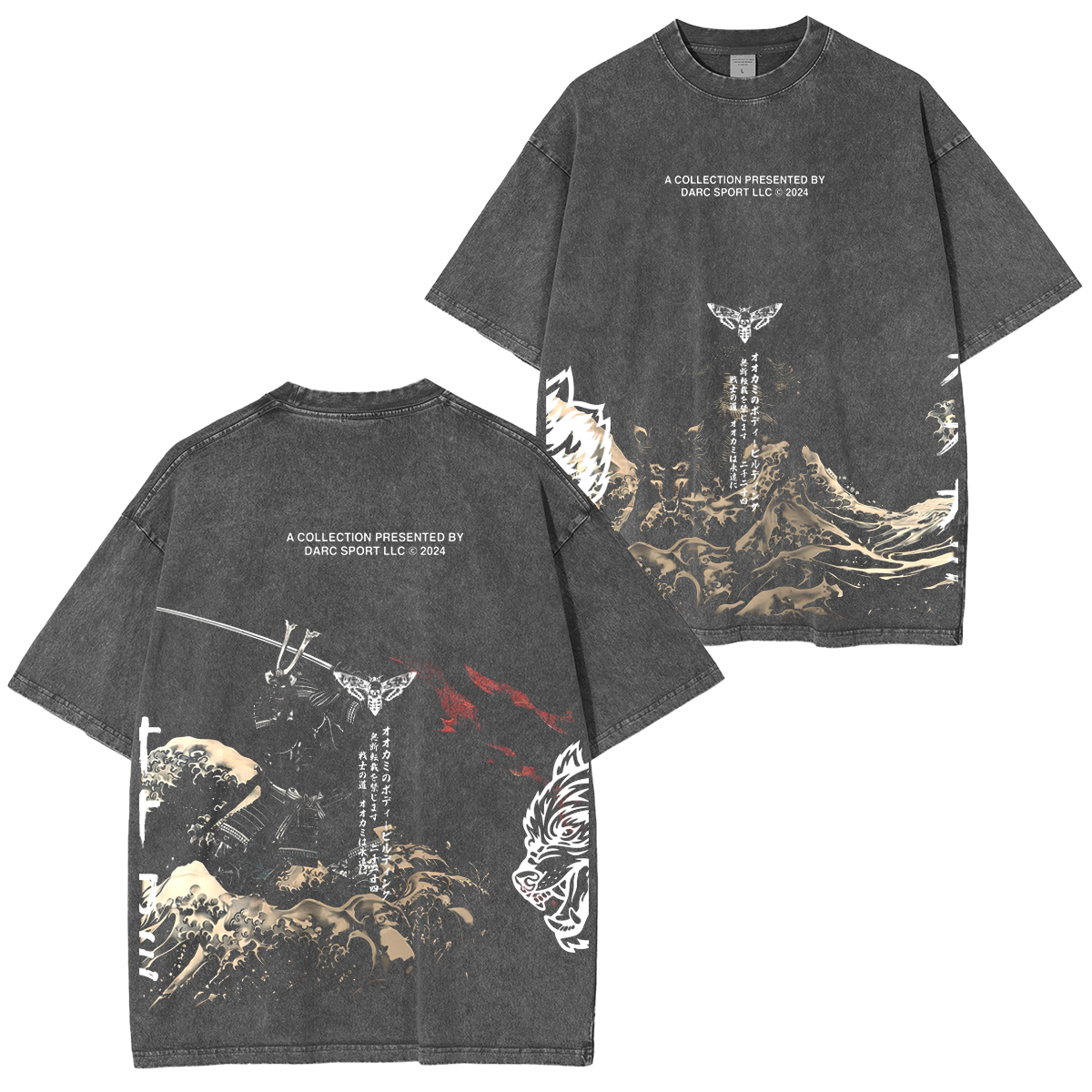 Camiseta Lavada Unisex BUSHIDO