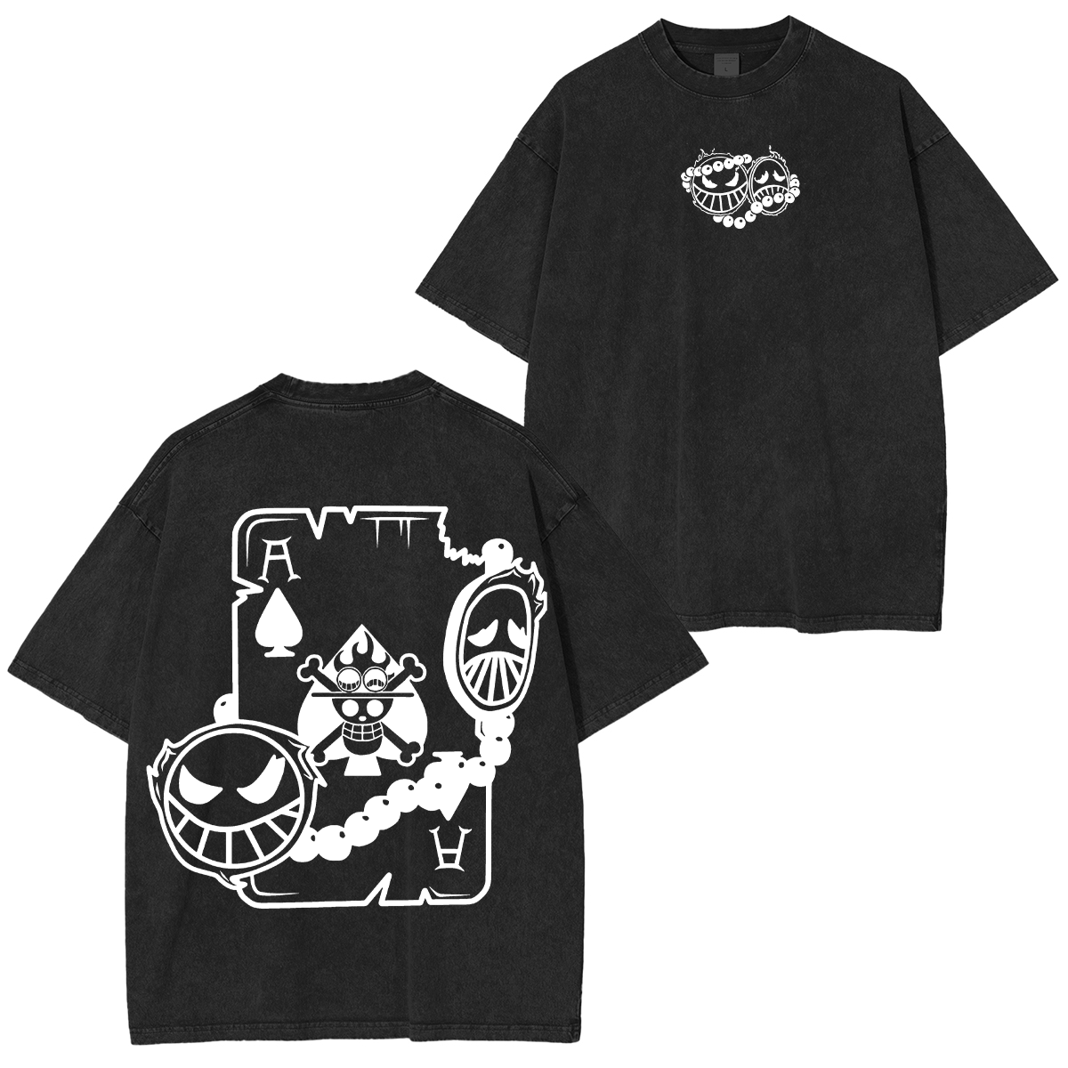 One Piece Anime Unisex Washed T-Shirt