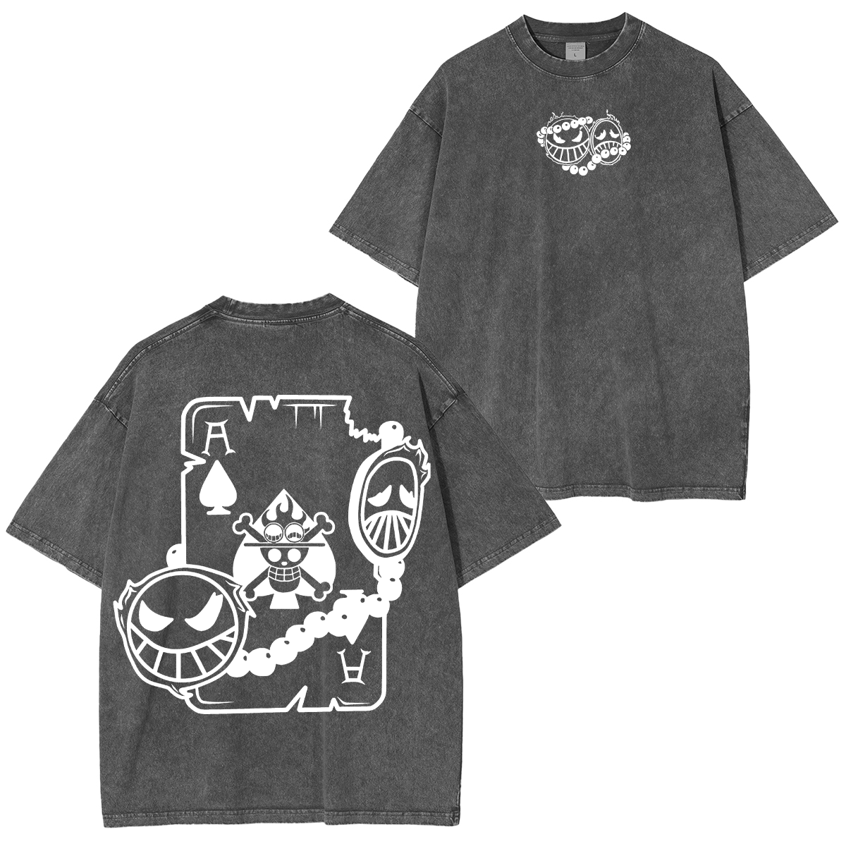 One Piece Anime Unisex Washed T-Shirt