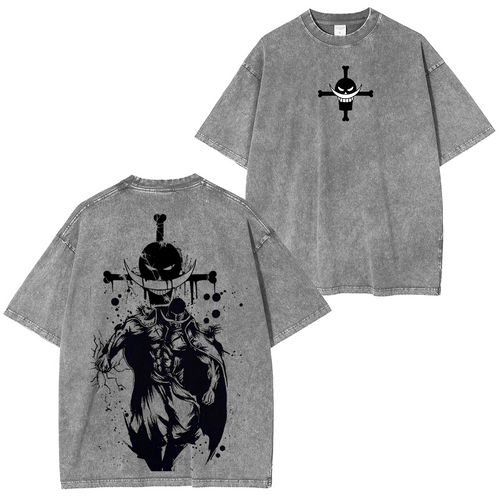 One Piece Anime Unisex Washed T-Shirt