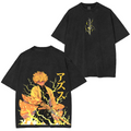 Zenitsu Agatsuma,Demon Slaye Anime Unisex Washed T-Shirt