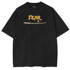 T-shirt délavé unisexe Zenitsu, Anime Demon Slayer
