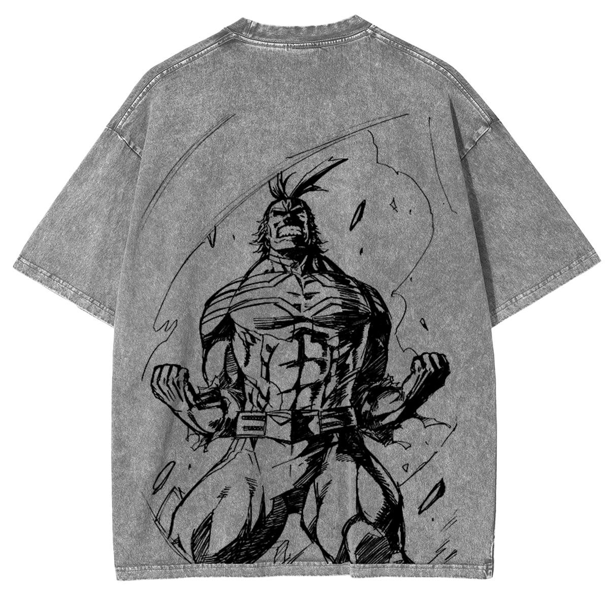 Retro Vintage Limited All might Plus Ultra - My Hero Academia  Anime Unisex Washed T-Shirt