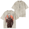 Jujutsu Kaisen Satoru Gojo Anime Unisex Washed T-Shirt