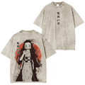 Demon Slayer Nezuko  Anime Unisex Washed T-Shirt
