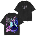Shinobu, Demon Slayer Anime Unisex Washed T-Shirt