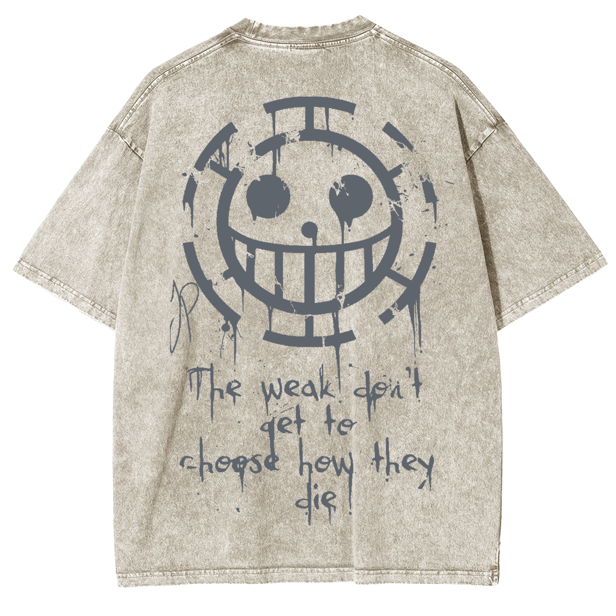 One Piece Anime Unisex Washed T-Shirt