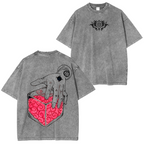 T-shirt unisexe délavé Trafalgar D. Water Law, anime One Piece