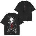 T-shirt délavé unisexe Ichigo Kurosaki Bleach Anime
