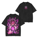 Camiseta unisex lavada de estilo retro de Dragon Ball Super - Vegeta Ego