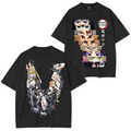Demon Slayer Hashira  Vintage Anime Unisex Washed T-Shirt