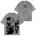 T-shirt unisexe One Piece Anime délavé