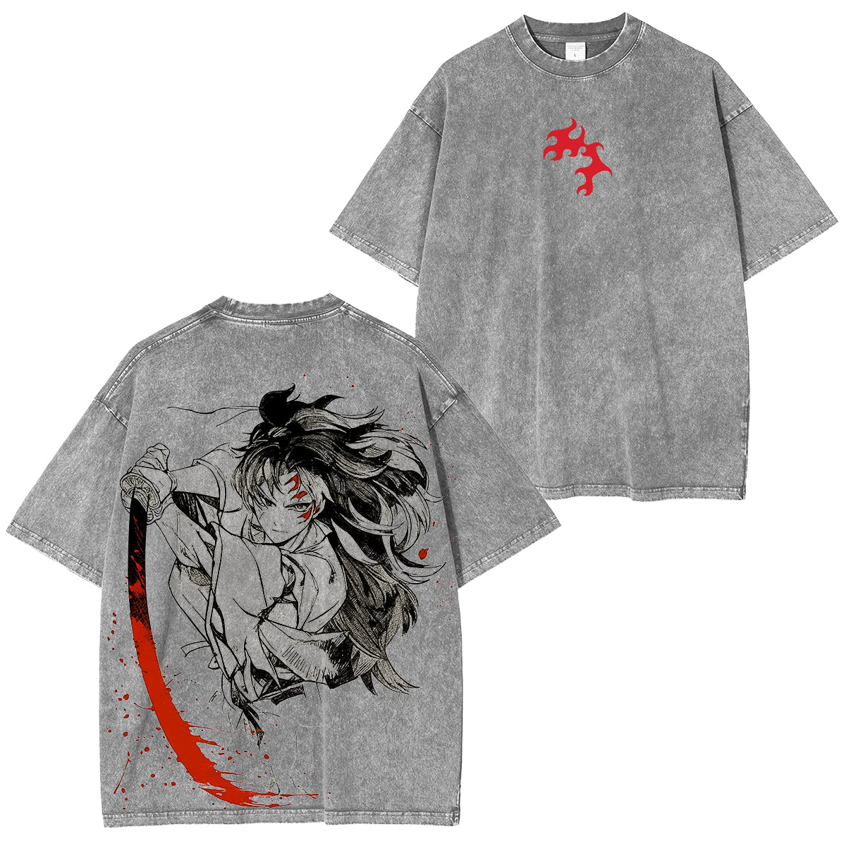 Yoriichi,Demon SlayerUnisex Washed T-Shirt