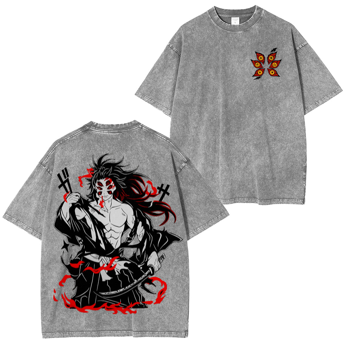 Uppermoon,Demon SlayerUnisex Washed T-Shirt