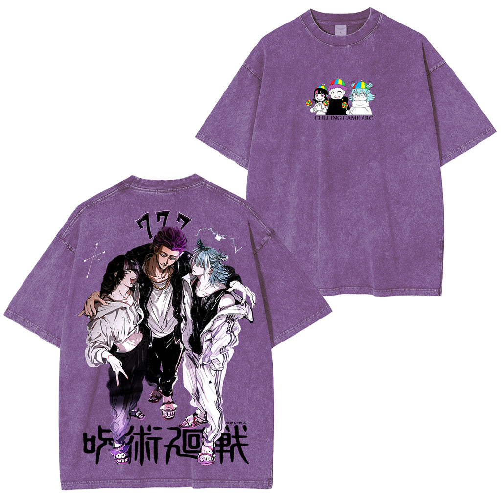 Jujutsu Kaisen Anime Unisex Washed T-Shirt/HOODIE