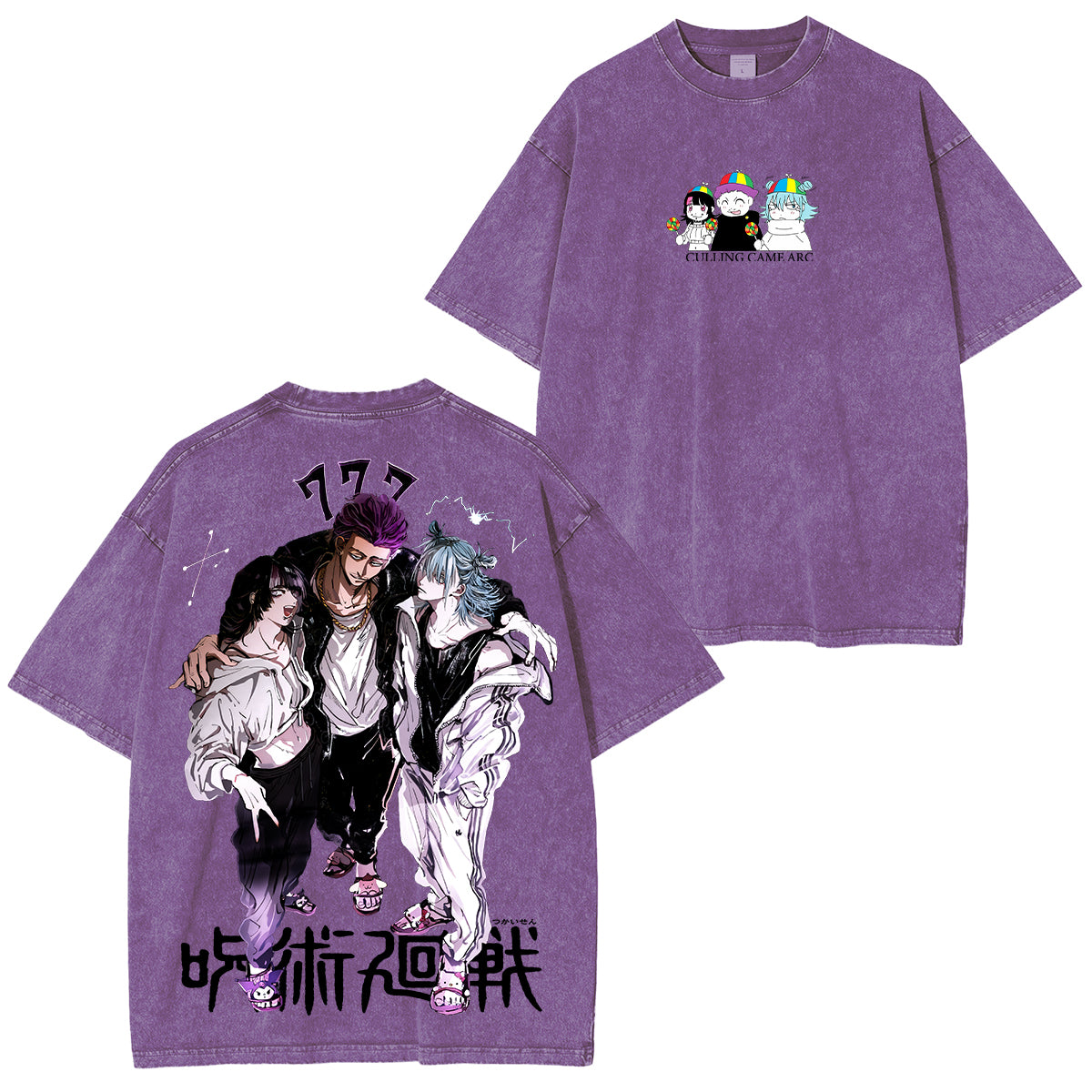 Jujutsu Kaisen Anime Unisex Washed T-Shirt/HOODIE