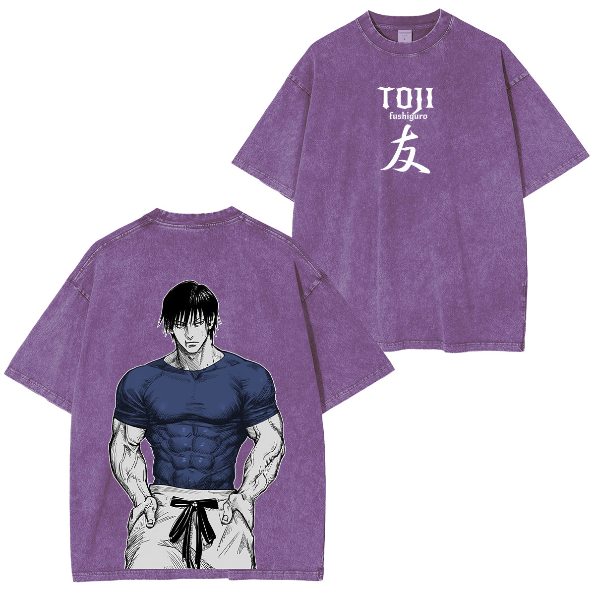 T-shirt/Sweat-shirt/Hoodie Toji Fushiguro délavé