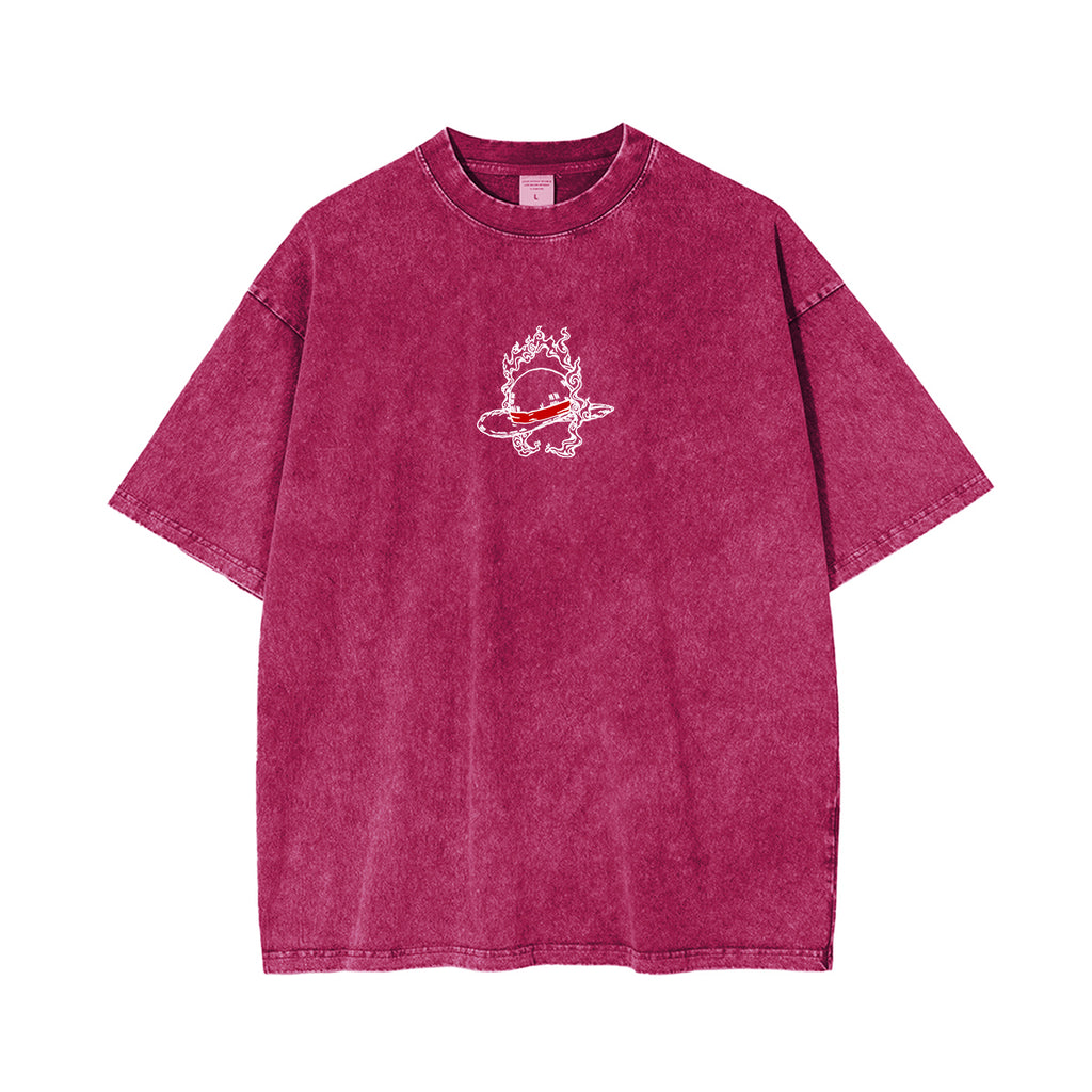 Luffy One Piece Unisex Washed T-Shirt