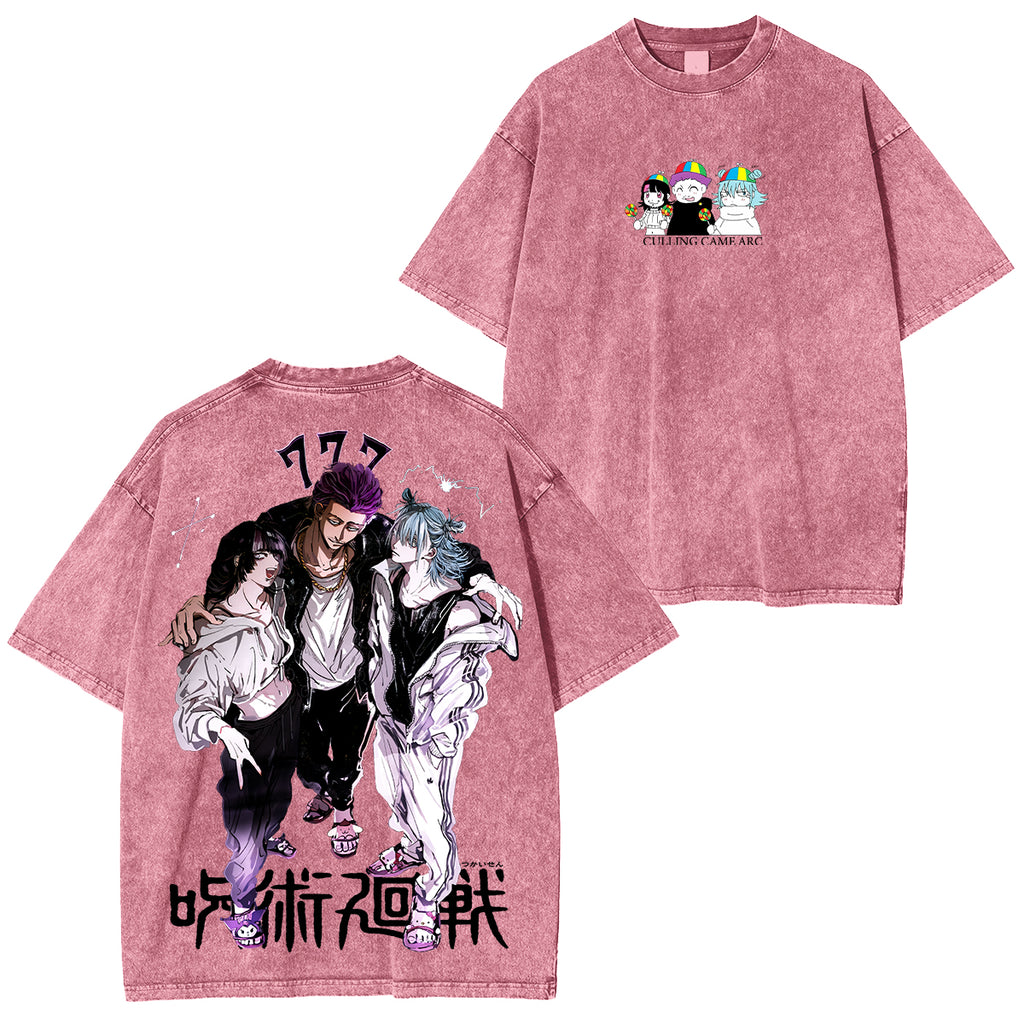 Jujutsu Kaisen Anime Unisex Washed T-Shirt/HOODIE