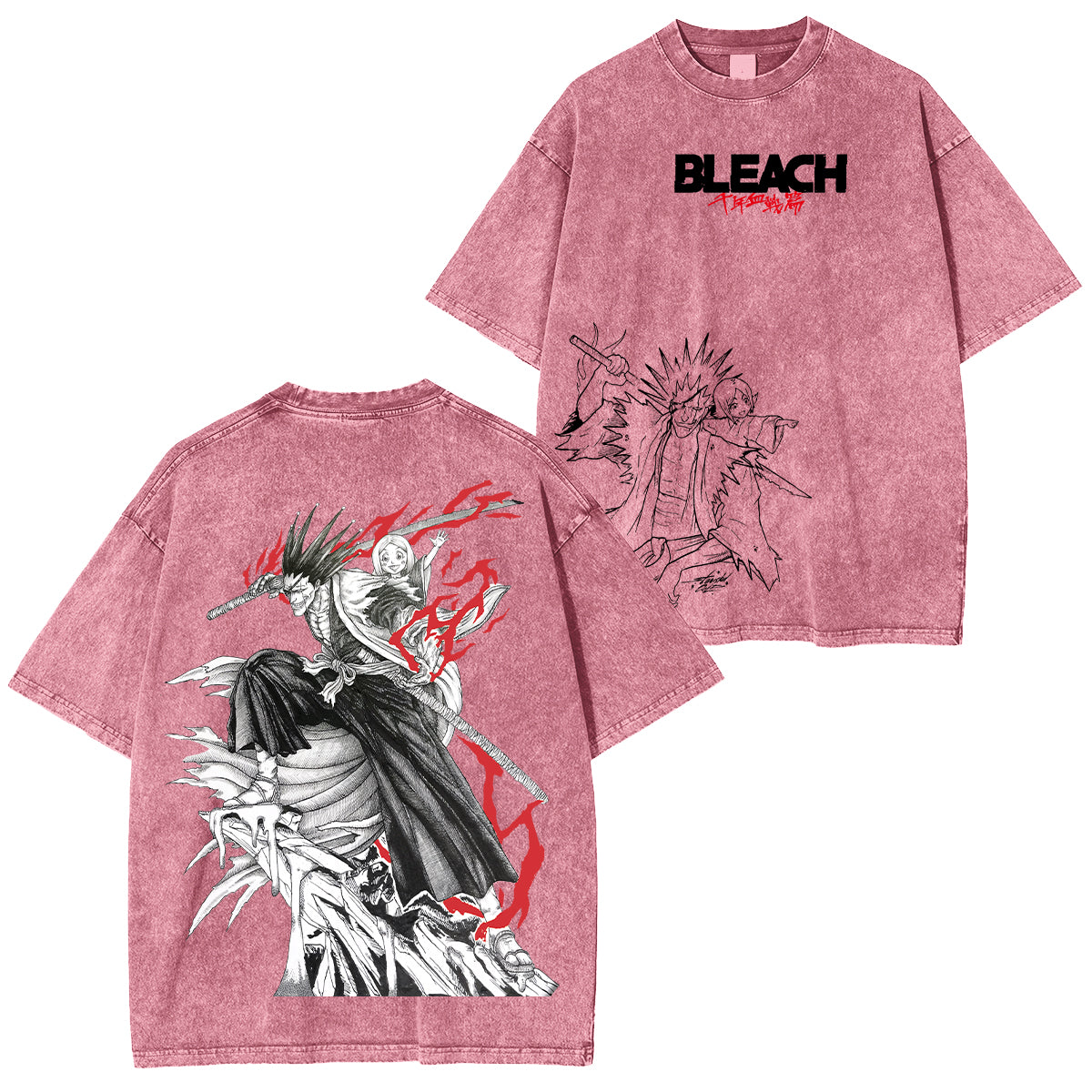 Kenpachi Zaraki Bleach Washed T-shirt/Crewneck/Hoodie
