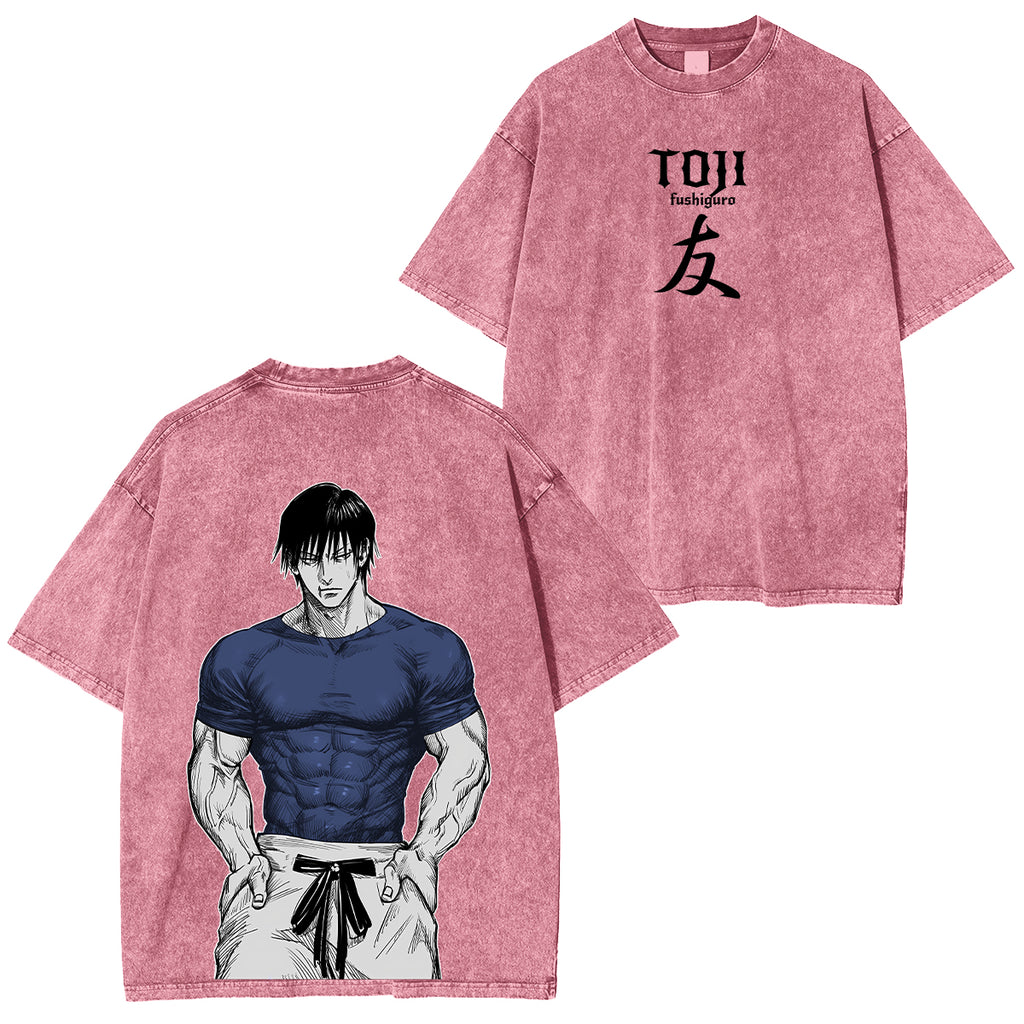 T-shirt/Sweat-shirt/Hoodie Toji Fushiguro délavé