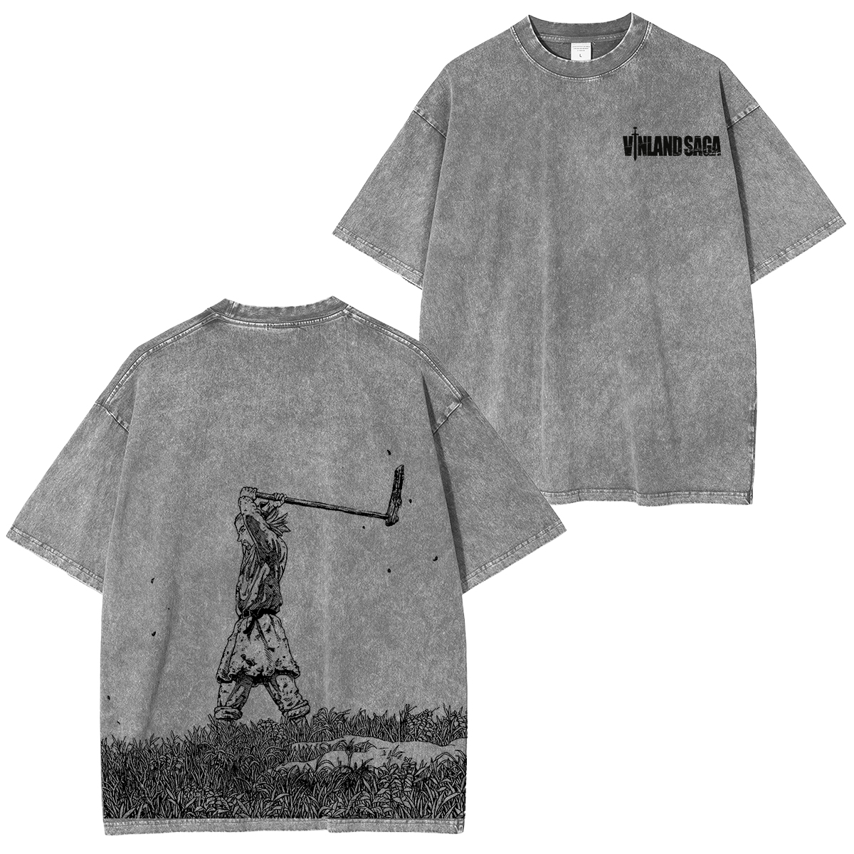 Vinland Saga Anime Unisex Washed T-Shirt