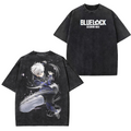 Camiseta lavada unisex para fans de Blue Lock